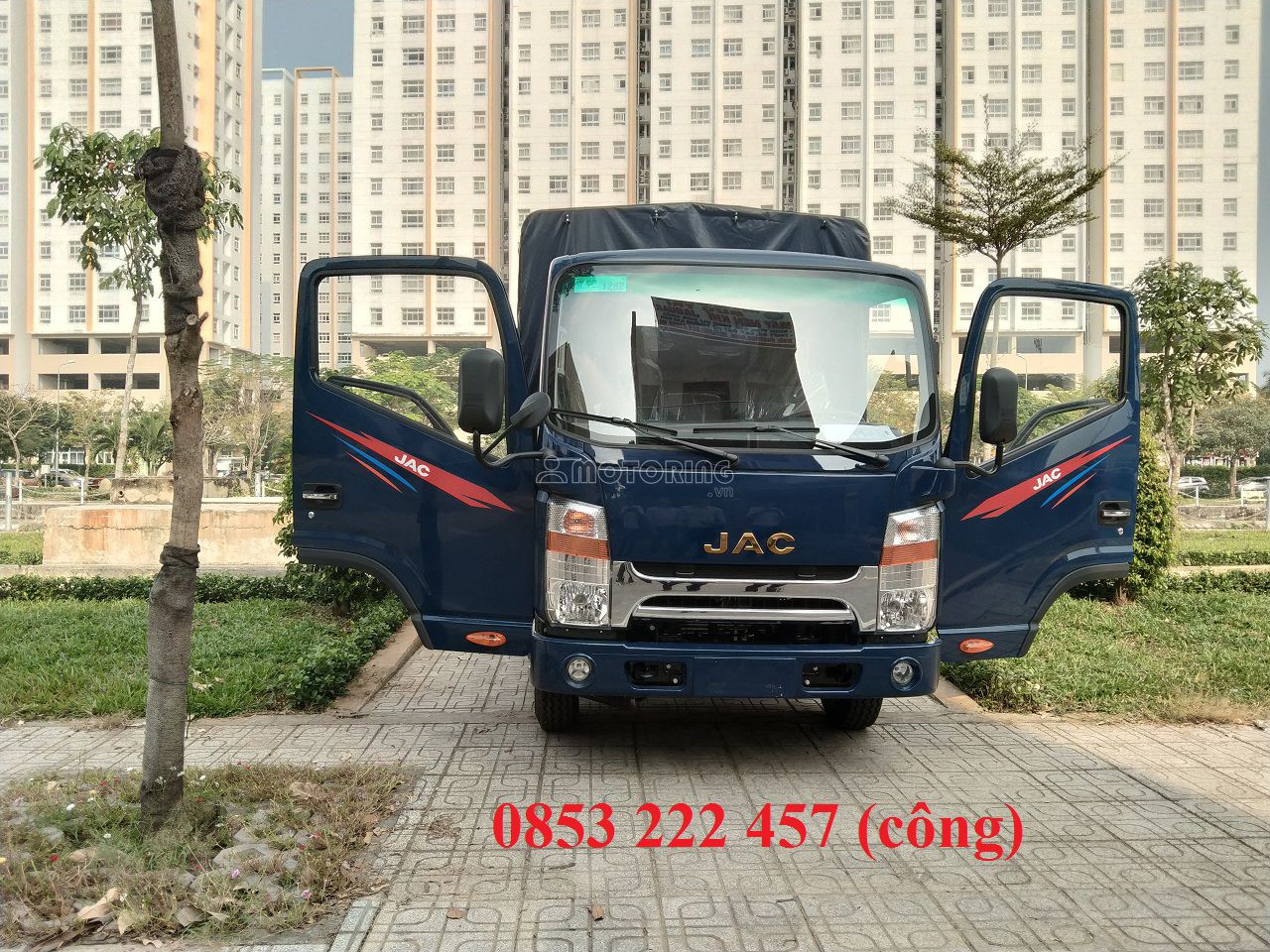 JAC n200 thùng bạt 4m3 giảm giá đón xuân lên đến 30tr